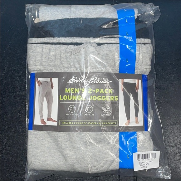 Eddie Bauer Pants Eddie Bauer Mens Jogger Sweatpants 2pack Large
